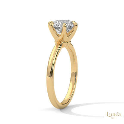 2 Ct. 6-Prong Solitaire Lab Diamond Ring