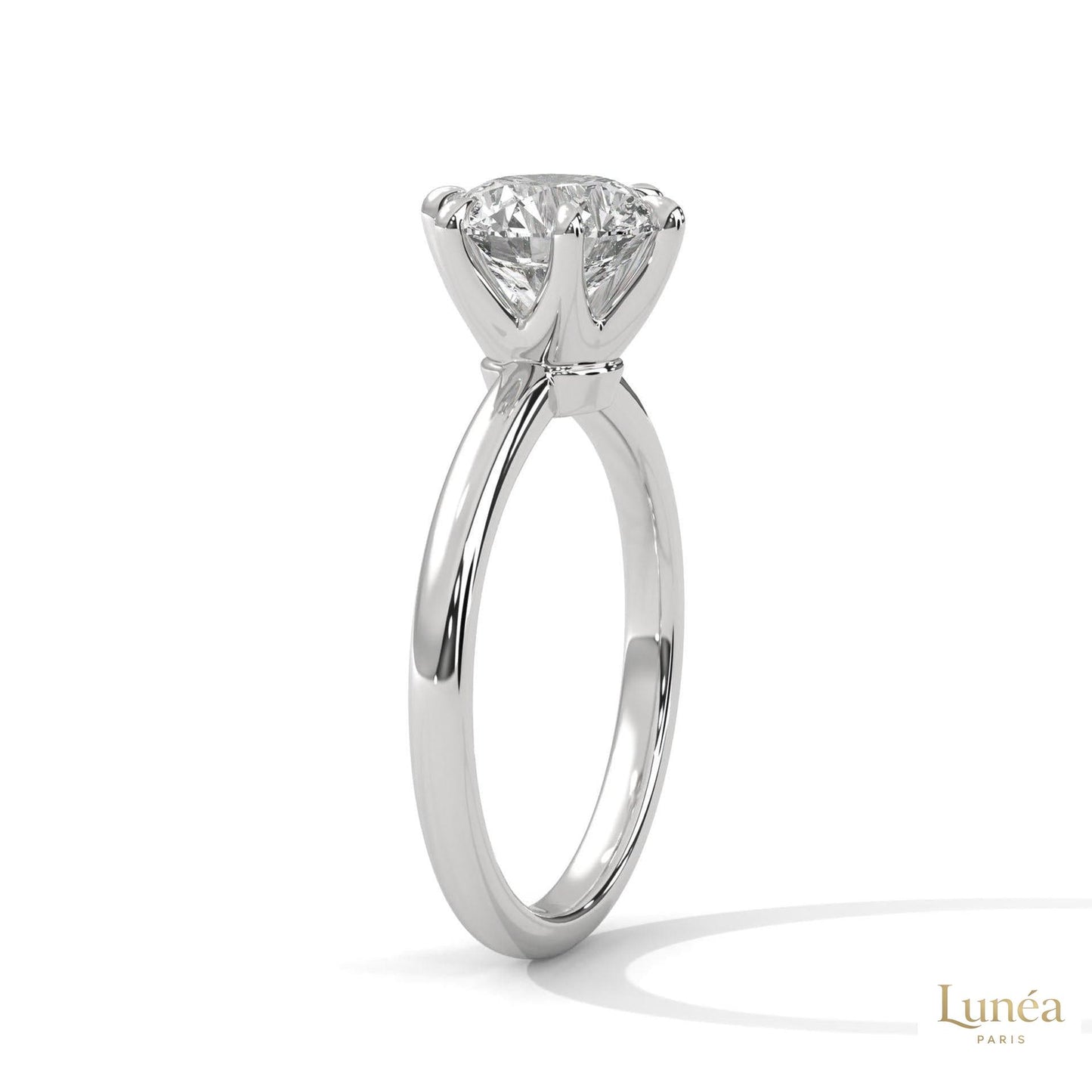 2 Ct. 6-Prong Solitaire Lab Diamond Ring