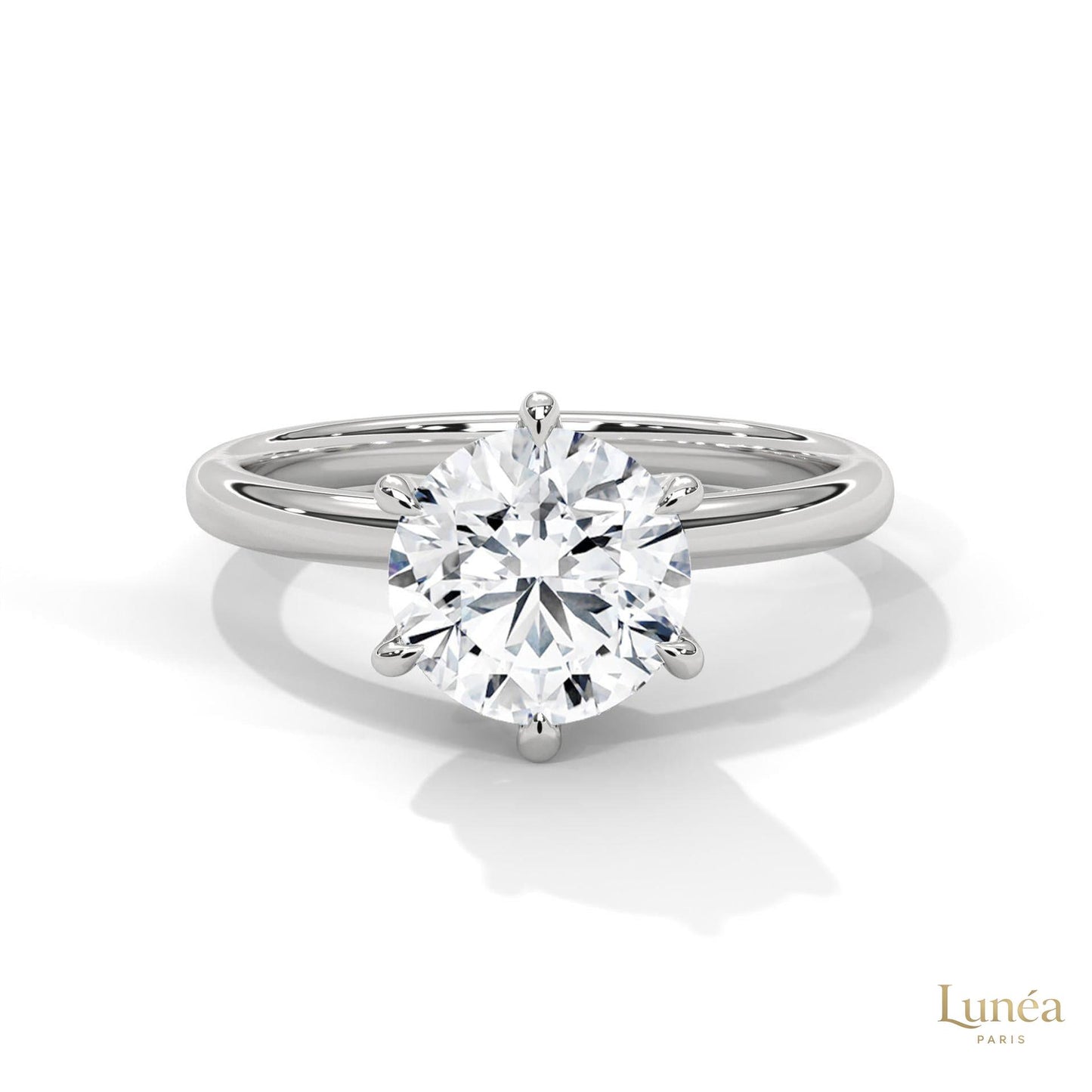 2 Ct. 6-Prong Solitaire Lab Diamond Ring