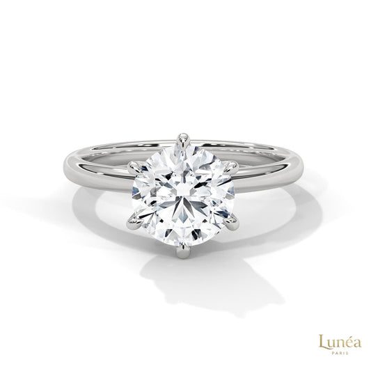 2 Ct. 6-Prong Solitaire Lab Diamond Ring