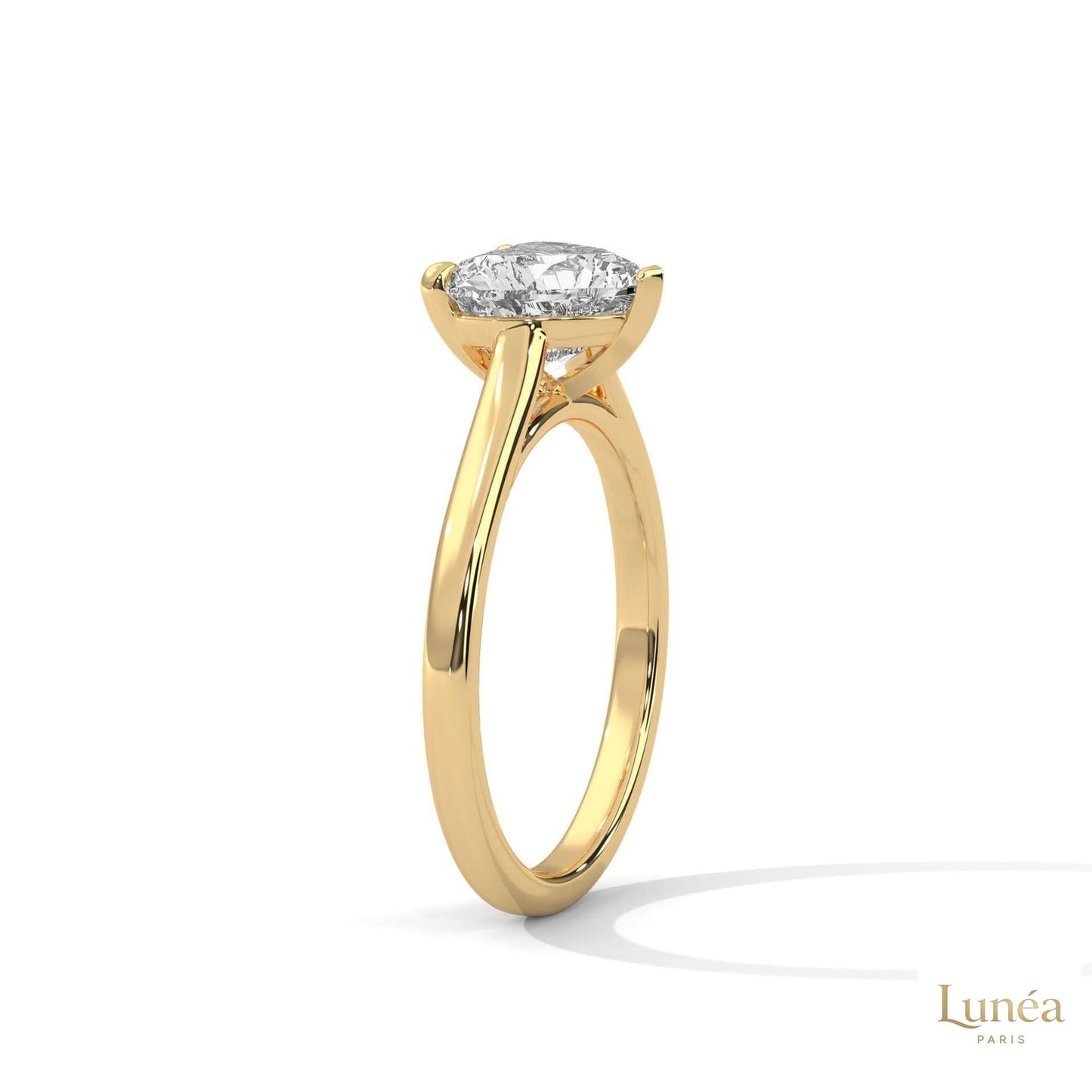 2 Ct. Heart Lab Diamond Solitaire Ring