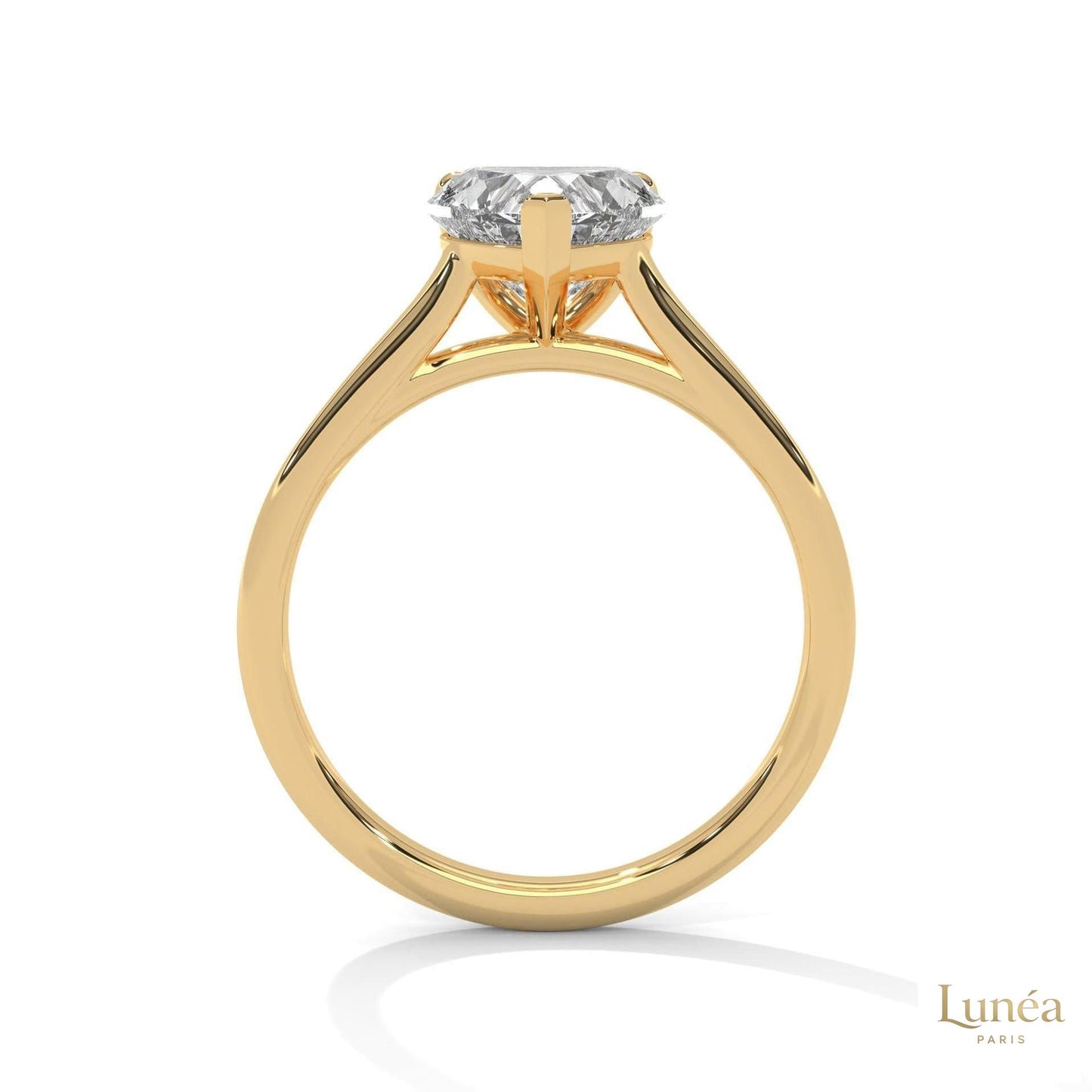 2 Ct. Heart Lab Diamond Solitaire Ring
