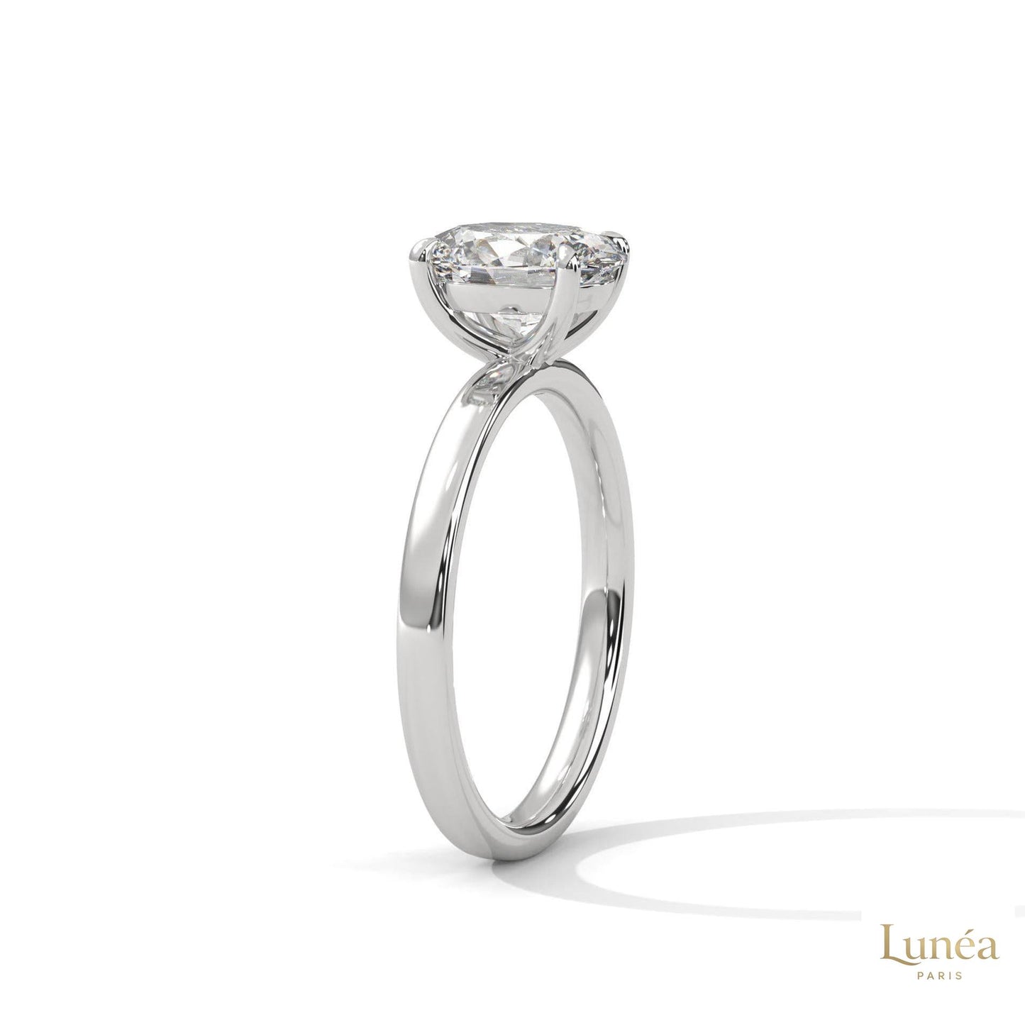 2 Ct. Oval Lab Diamond Solitaire Ring