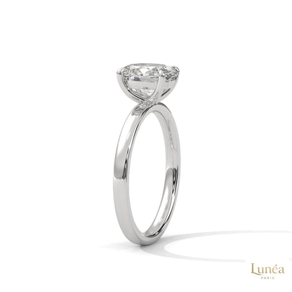 2 Ct. Oval Lab Diamond Solitaire Ring