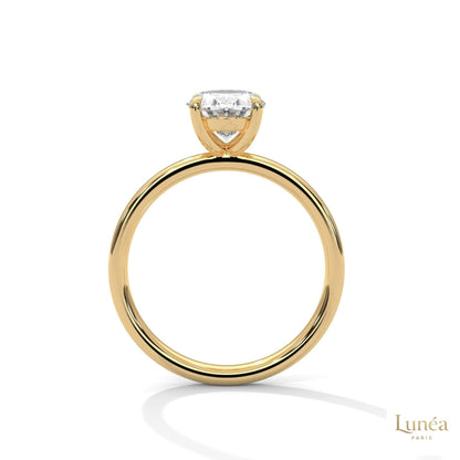2 Ct. Oval Lab Diamond Solitaire Ring