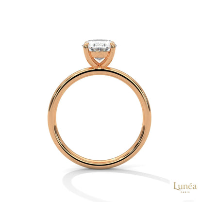 2 Ct. Oval Lab Diamond Solitaire Ring