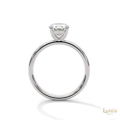 2 Ct. Oval Lab Diamond Solitaire Ring