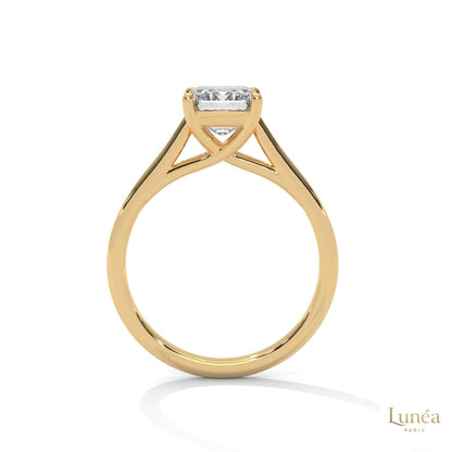 2 Ct. Radiant-Cut Lab Diamond Solitaire
