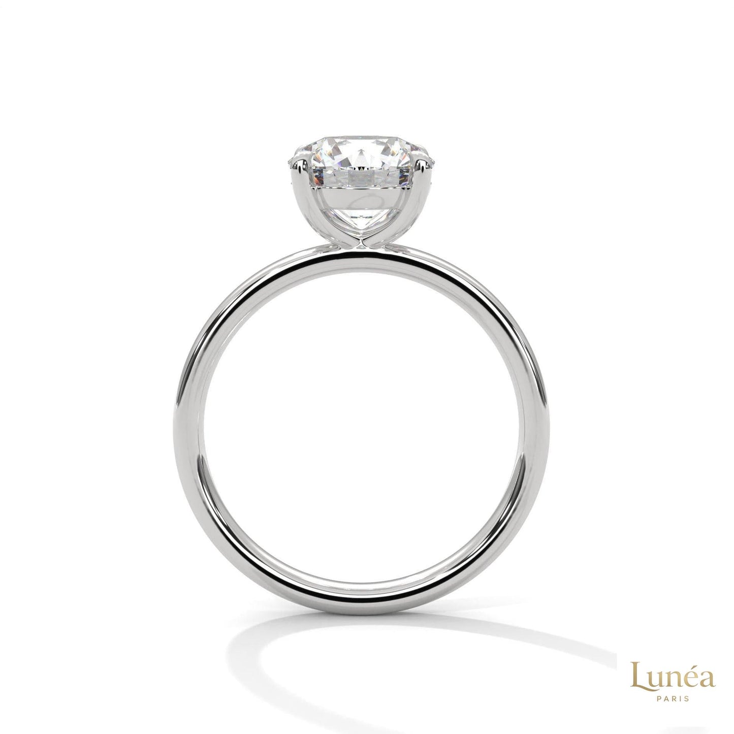 2 Ct. Round Lab Diamond Solitaire Ring