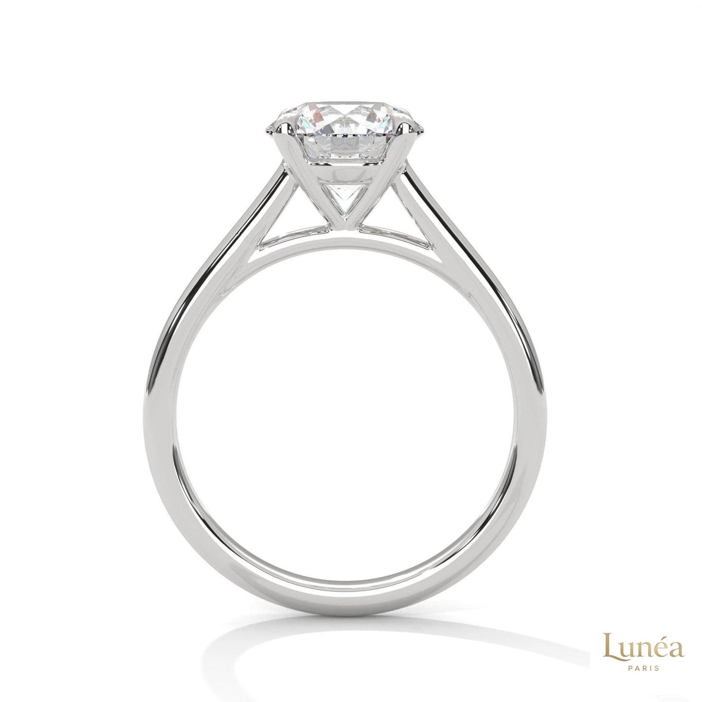 2 Ct. Round Lab Diamond Solitaire Ring