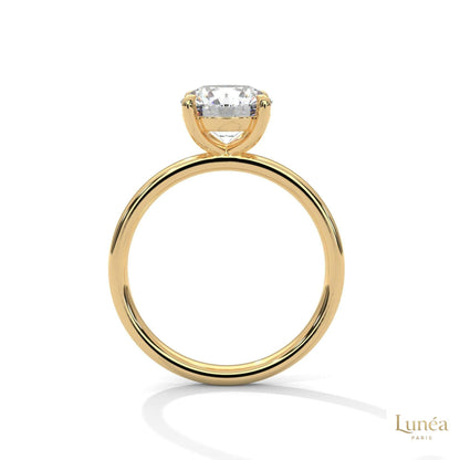 2 Ct. Round Lab Diamond Solitaire Ring