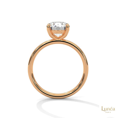 2 Ct. Round Lab Diamond Solitaire Ring