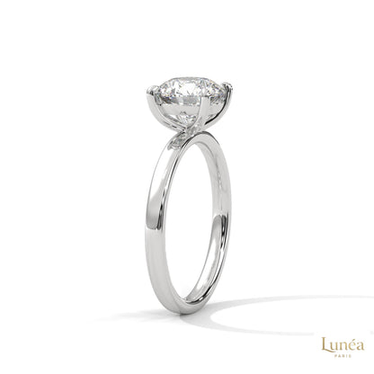 2 Ct. Round Lab Diamond Solitaire Ring