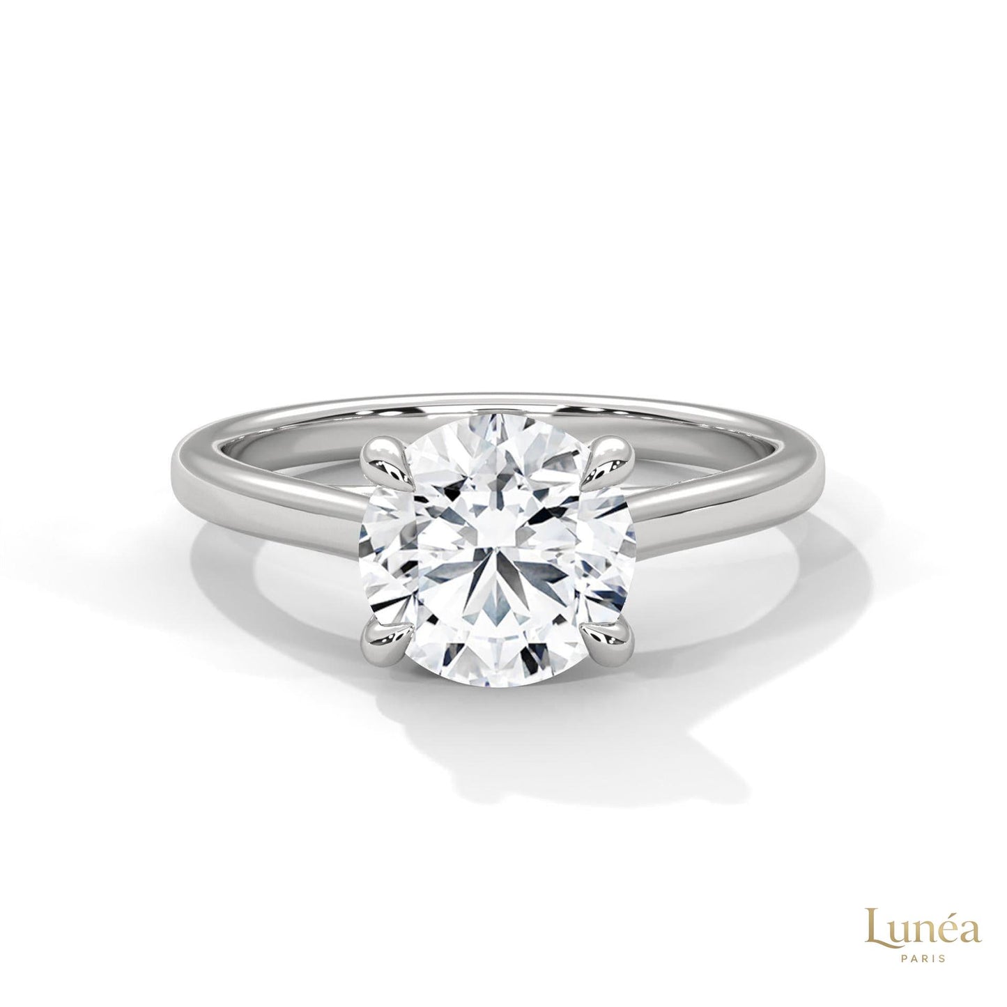 2 Ct. Round Lab Diamond Solitaire Ring