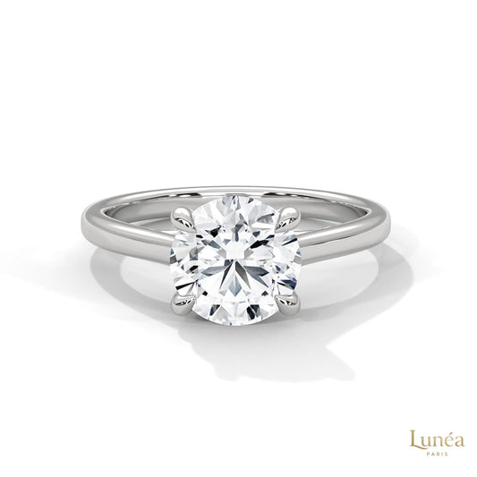 2 Ct. Round Lab Diamond Solitaire Ring