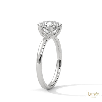 2 Ct. Round Lab-Grown Diamond Solitaire Ring