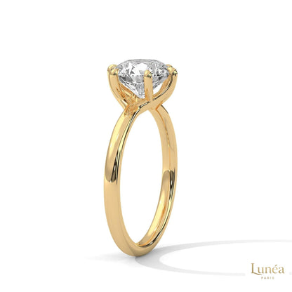 2 Ct. Round Lab-Grown Diamond Solitaire Ring