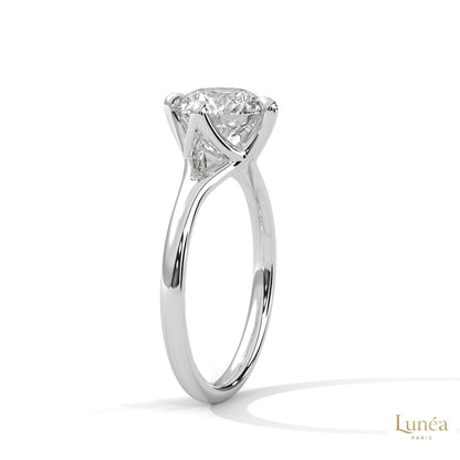 2 Ct. Solitaire Lab Diamond Engagement Ring