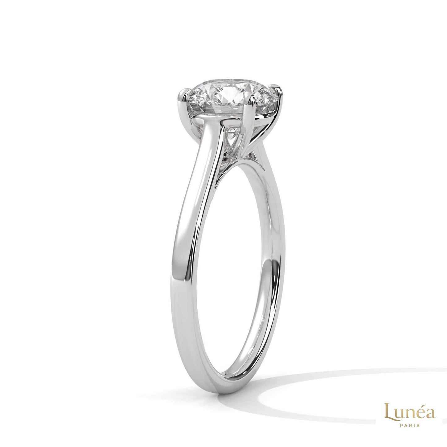 2 Ct. Solitaire Lab Diamond Engagement Ring