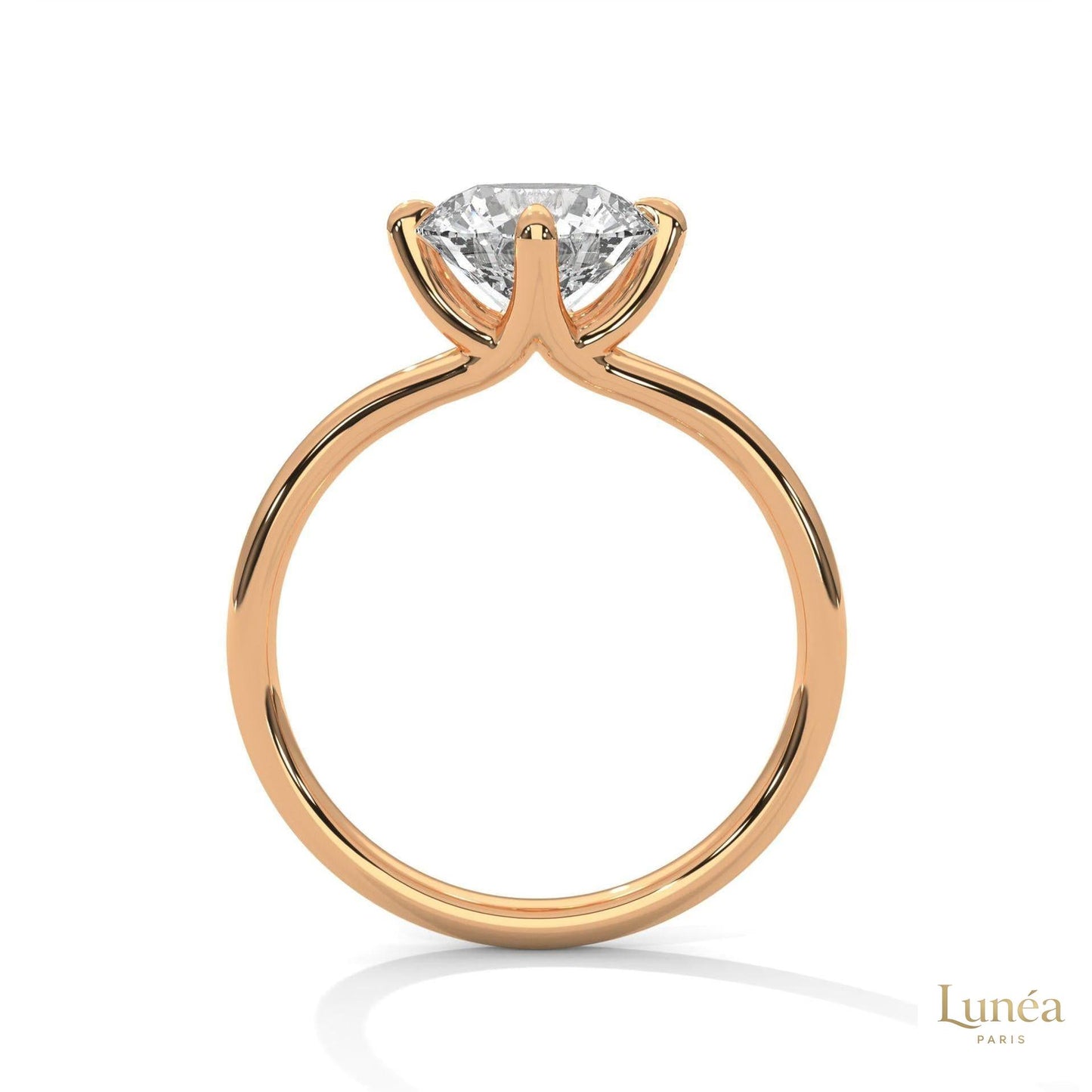 2 Ct. Solitaire Lab Diamond Engagement Ring