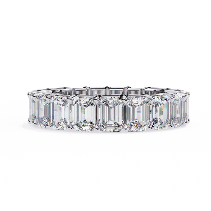 Emerald Cut Diamond Eternity Band