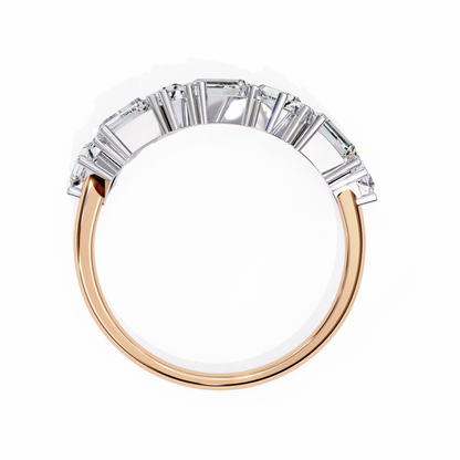 Baguette Diamond Zigzag Band