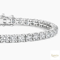25 Ct. Round Lab Diamond Tennis Bracelet