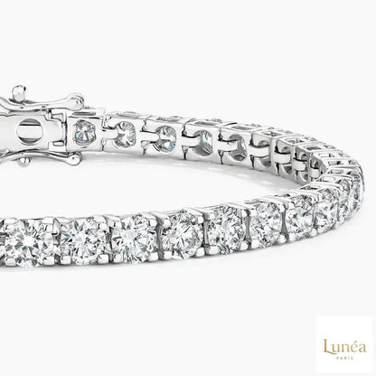 25 Ct. Round Lab Diamond Tennis Bracelet