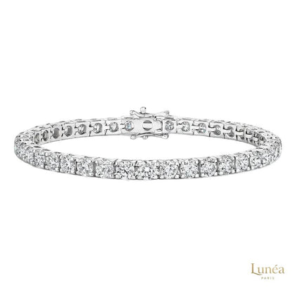 25 Ct. Round Lab Diamond Tennis Bracelet