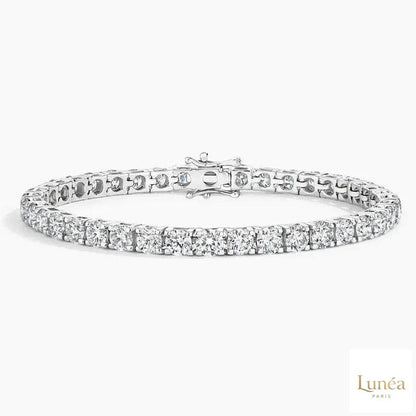 25 Ct. Round Lab Diamond Tennis Bracelet