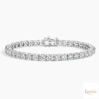 25 Ct. Round Lab Diamond Tennis Bracelet