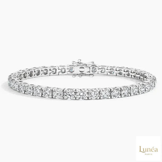 25 Ct. Round Lab Diamond Tennis Bracelet