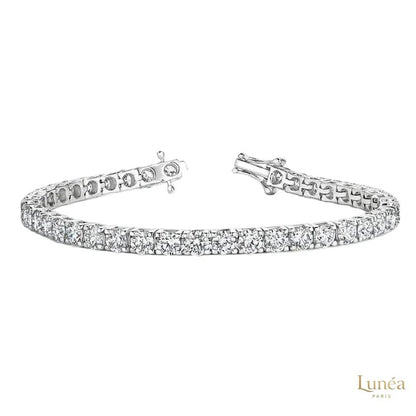 25 Ct. Round Lab Diamond Tennis Bracelet