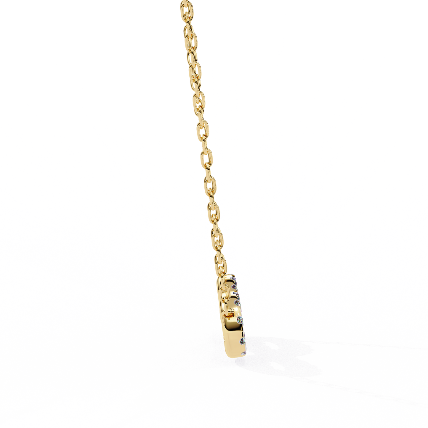 0.30 CTW Infinity Lab-Grown Diamond Necklace in 14K Gold & Platinum