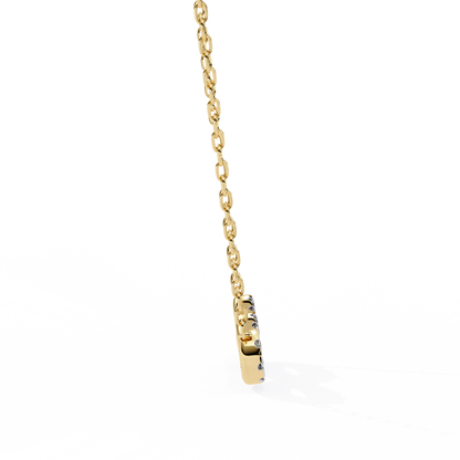 0.30 CTW Infinity Lab-Grown Diamond Necklace in 14K Gold & Platinum