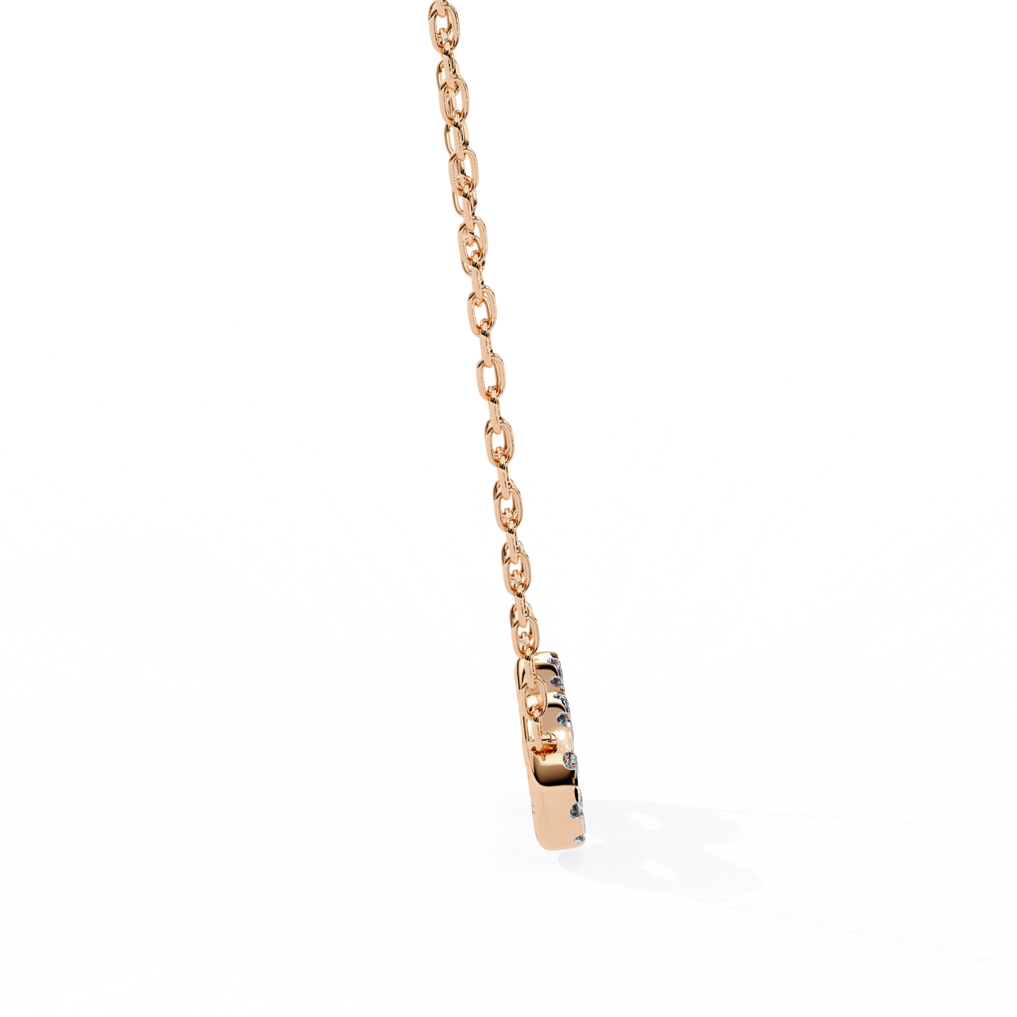 0.30 CTW Infinity Lab-Grown Diamond Necklace in 14K Gold & Platinum