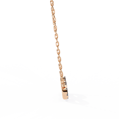 0.30 CTW Infinity Lab-Grown Diamond Necklace in 14K Gold & Platinum