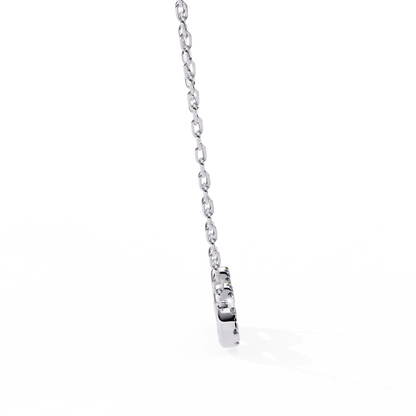 0.30 CTW Infinity Lab-Grown Diamond Necklace in 14K Gold & Platinum