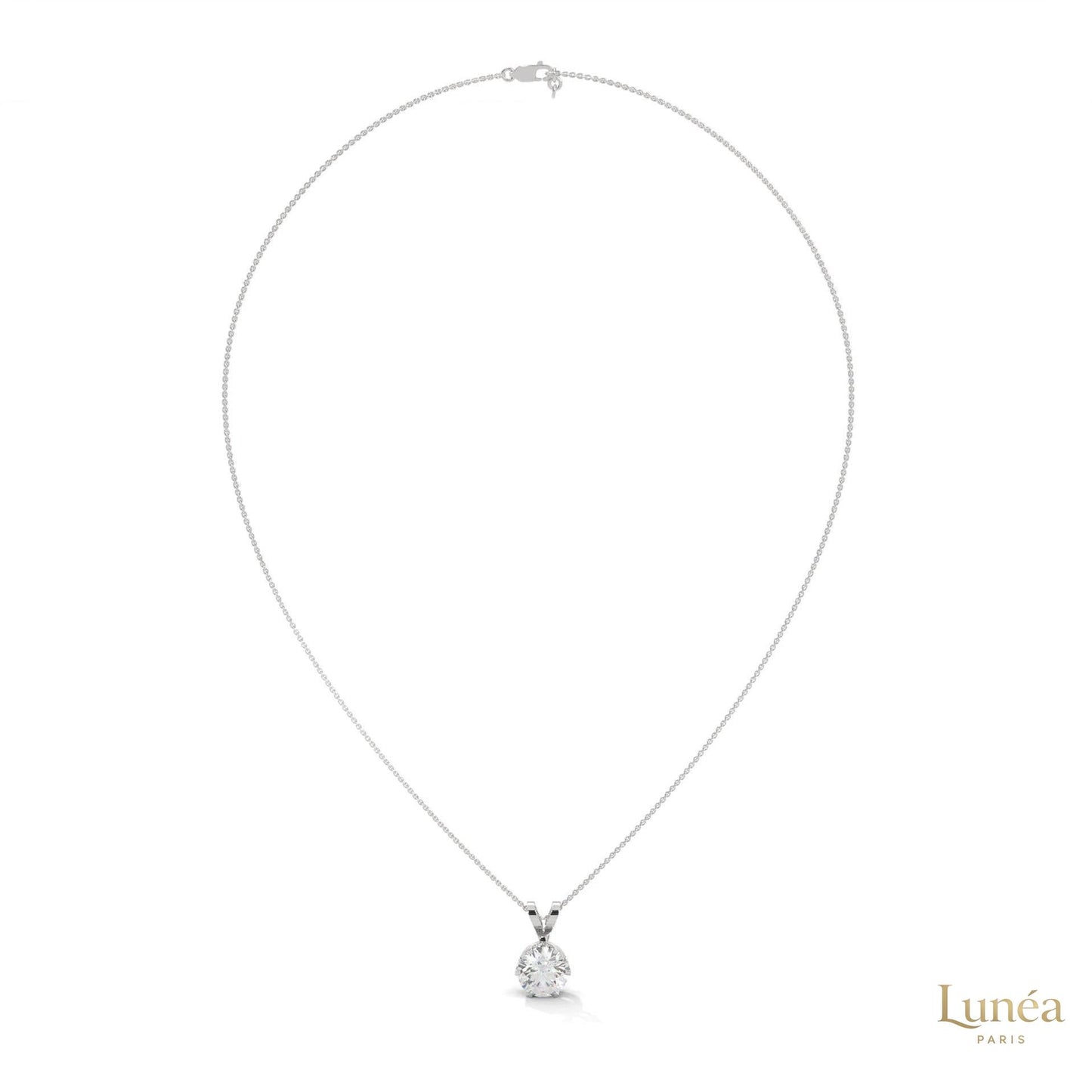 2.10 CT. Solitaire Diamond Pendant