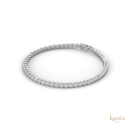 2.10 ct. Graduated Lab Diamond Tennis Bracelet