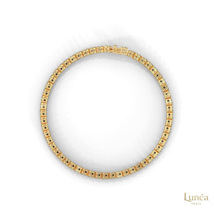 2.10 ct. Graduated Lab Diamond Tennis Bracelet