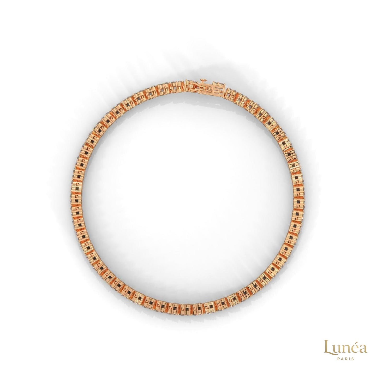 2.10 ct. Graduated Lab Diamond Tennis Bracelet