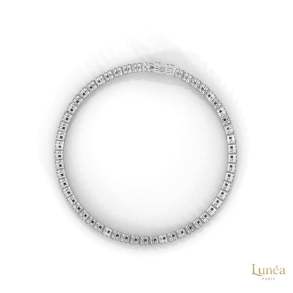 2.10 ct. Graduated Lab Diamond Tennis Bracelet