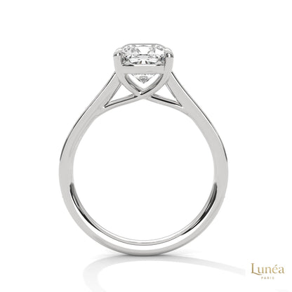 2.15 Ct. Cushion Cut Lab Diamond Engagement Ring