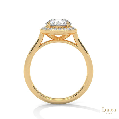 2.20 Ct. Halo Lab Diamond Engagement Ring