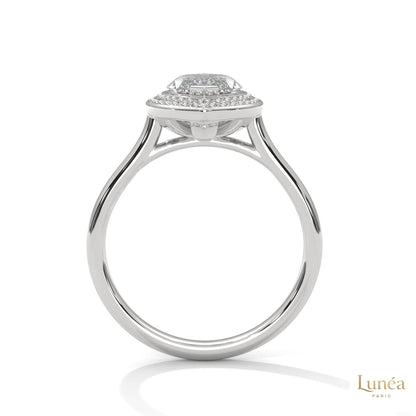 2.20 Ct. Marquise Halo Diamond Ring