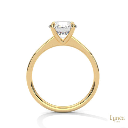 2.20 Ct. Round Lab Diamond Pavé Engagement Ring