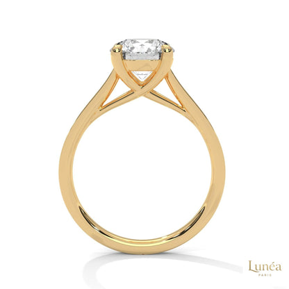 2.25 Ct. Crossover Cathedral Pavé Ring