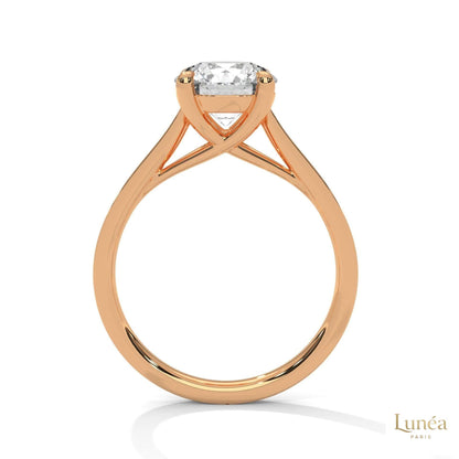 2.25 Ct. Crossover Cathedral Pavé Ring