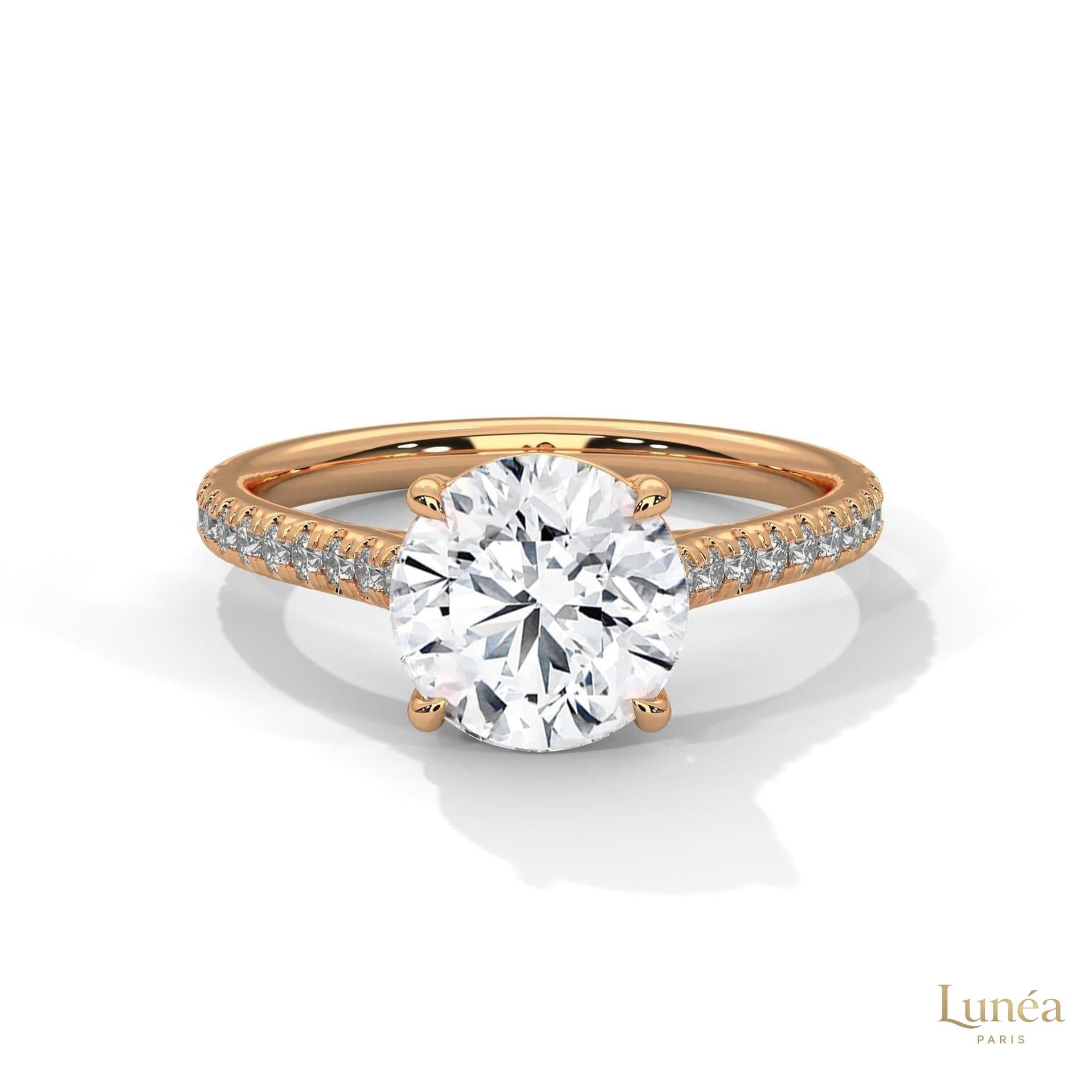 2.25Ct. Lab Diamond Engagement Ring